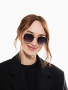 Очки солнцезащитные «OneSun. Прямоугольные», uv 400, линза 5.1×5.3 см, цвет золотой, градиент синий - Фото 2