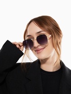 Очки солнцезащитные «OneSun. Прямоугольные», uv 400, линза 5.1×5.3 см, цвет золотой, градиент синий - Фото 3