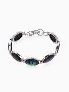 Браслет цепочка «Галиотис. Овал», белый, в серебре - Фото 2