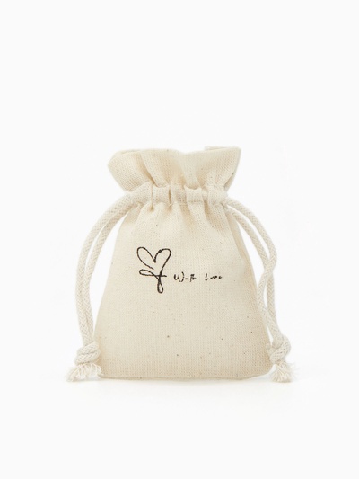 Мешочек подарочный «Нежность лён», 7×9 см, бежевый