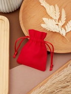 Мешочек подарочный «Хлопок», 7×9 см, красный - Фото 2