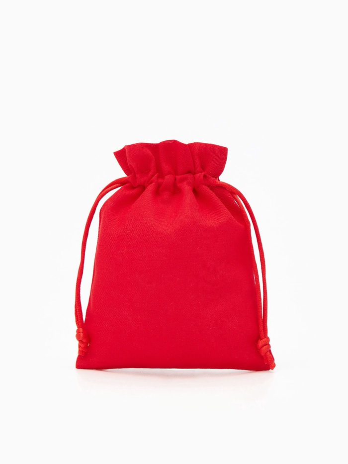 Мешочек подарочный «Хлопок», 10×12 см, красный - Фото 1