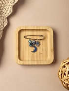 Булавка-оберег «Для внутренней гармонии», 5 см, синяя в серебре - Фото 3