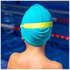 УЦЕНКА Очки для плавания, детские + беруши, цвет желтый с голубой оправой - Фото 4