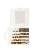 Набор сверл-метчиков ТУНДРА, HSS - Co, шестигранный хвостовик, М3 - М10, 65 - 72 мм, 6 шт. - Фото 4