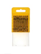 Набор двусторонних сверл по металлу ТУНДРА, HSS-Tin, 3.2×49 мм, 10 шт. - Фото 2