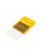 Набор двусторонних сверл по металлу ТУНДРА, HSS-Tin, 5×50 мм, 10 шт. - Фото 1