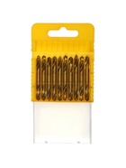 Набор двусторонних сверл по металлу ТУНДРА, HSS-Tin, 5×50 мм, 10 шт. - Фото 2