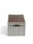 Стол - корзина maclay 2 в 1, складная, 15 л, 33×22×17/4.5 см, светло-серая - Фото 3