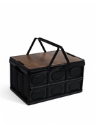 Стол - корзина maclay 2 в 1, складная, 30 л, 44×30×24/6 см, чёрная - Фото 1