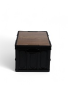 Стол - корзина maclay 2 в 1, складная, 30 л, 44×30×24/6 см, чёрная - Фото 3