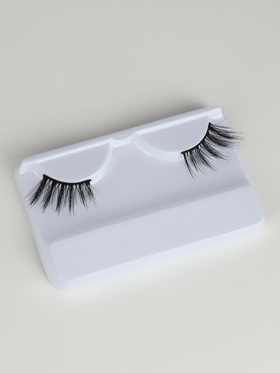 Ресницы накладные «Уголки», 12 мм, без клея, чёрные (комплект 3 шт)