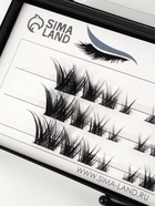 Набор накладных ресниц «Стрелка», пучки, 12, 14, 16 мм, чёрные - Фото 3