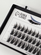 Набор накладных ресниц «Аниме», пучки, 10, 12, 14 мм, чёрные - Фото 3