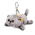 Мягкая игрушка - брелок «Кот Басик с бантиком», лежачий, 11 см - Фото 1