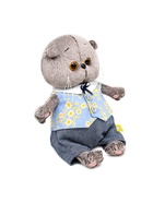 Мягкая игрушка «Кот Басик BABY в жилете и брюках», 20 см - Фото 4
