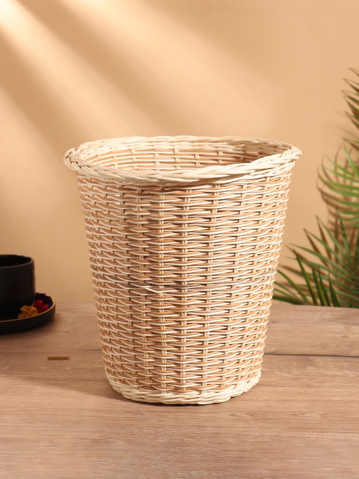 Корзина плетёная, 26×26×25 см, ротанг