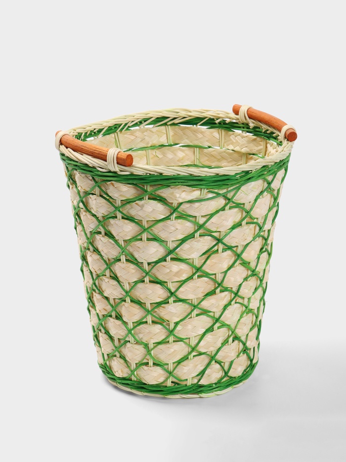 Корзина плетёная, 24×24×26 см, ротанг