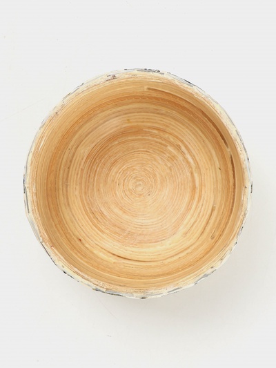 Миска, 10×10×5 см, бамбук