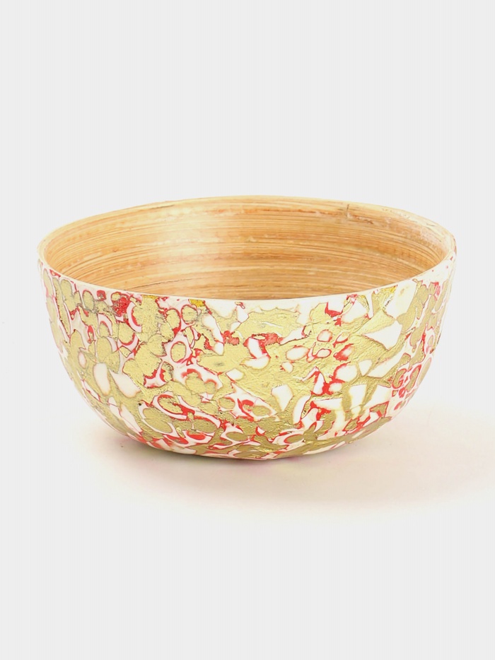 Миска, 10×10×5 см, бамбук - Фото 1