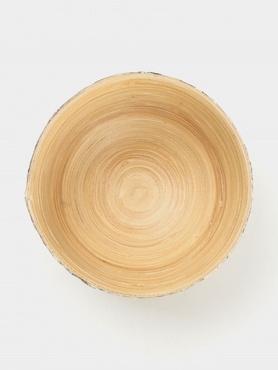 Миска, 12×12×6 см, бамбук