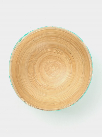 Миска, 12×12×6 см, бамбук
