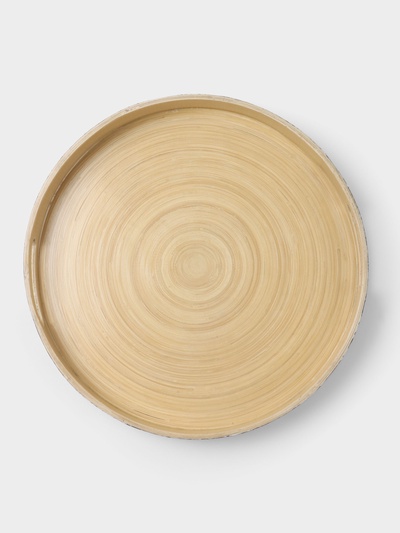 Поднос, 40×40×5 см, бамбук