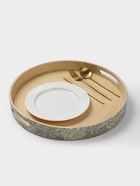 Поднос, 40×40×5 см, бамбук 10709422