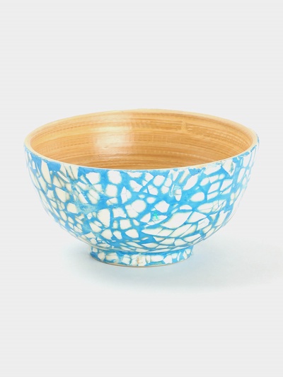 Миска, 12×12×6 см, бамбук