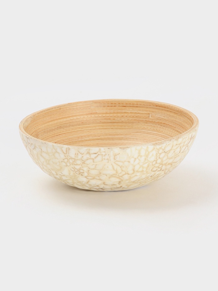 Миска, 15×15×6 см, бамбук - Фото 1