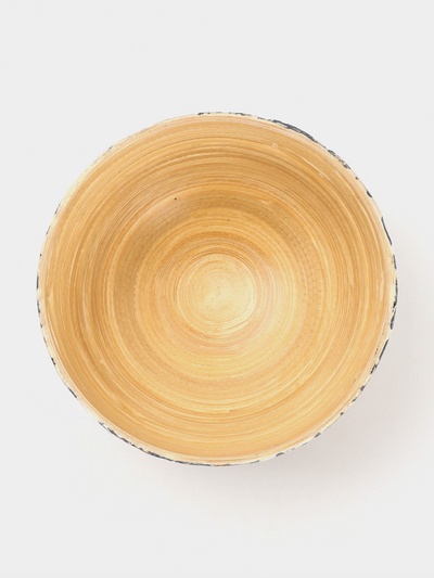 Миска, 12×12×6 см, бамбук