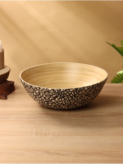 Миска, 25×25×8 см (± 1 см), бамбук