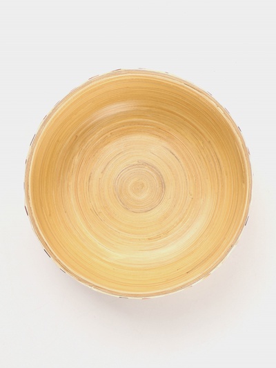 Миска, 19.5×19.5×8 см, бамбук