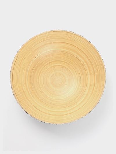Салатник, 35×35×12 см, бамбук