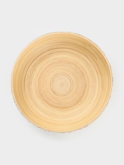Салатник, 25×25×8 см, бамбук