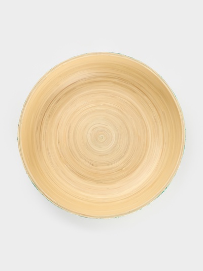 Миска, 23×23×4 см, бамбук