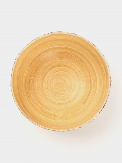 Миска, 14×14×7 см, бамбук