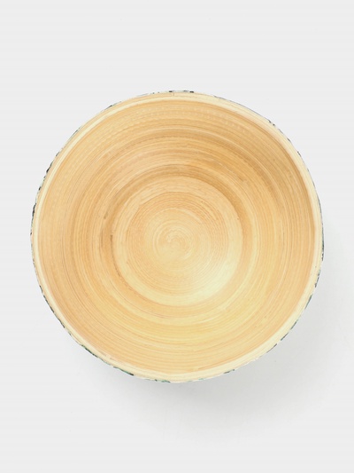 Миска, 14×14×7 см, бамбук