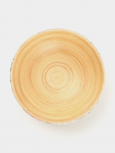 Миска, 15×15×6 см, бамбук