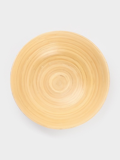 Салатник, 25×25×8 см, бамбук