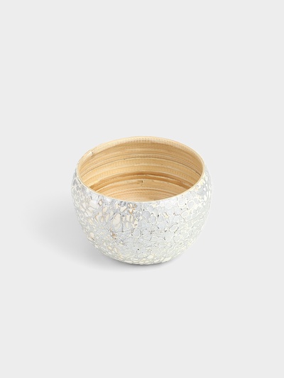 Ваза, 15×15×9 см, бамбук