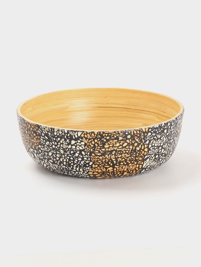 Салатник, 35×35×12 см, бамбук