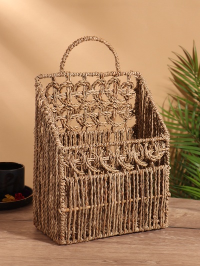 Корзина плетёная, 23×12×36 см, сиграсс