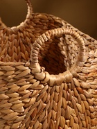 Корзина плетёная, 44×35×33 см, водный гиацинт - Фото 6