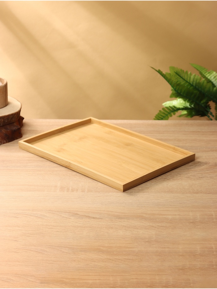 Поднос, 33×23×1.5 см, бамбук - Фото 1