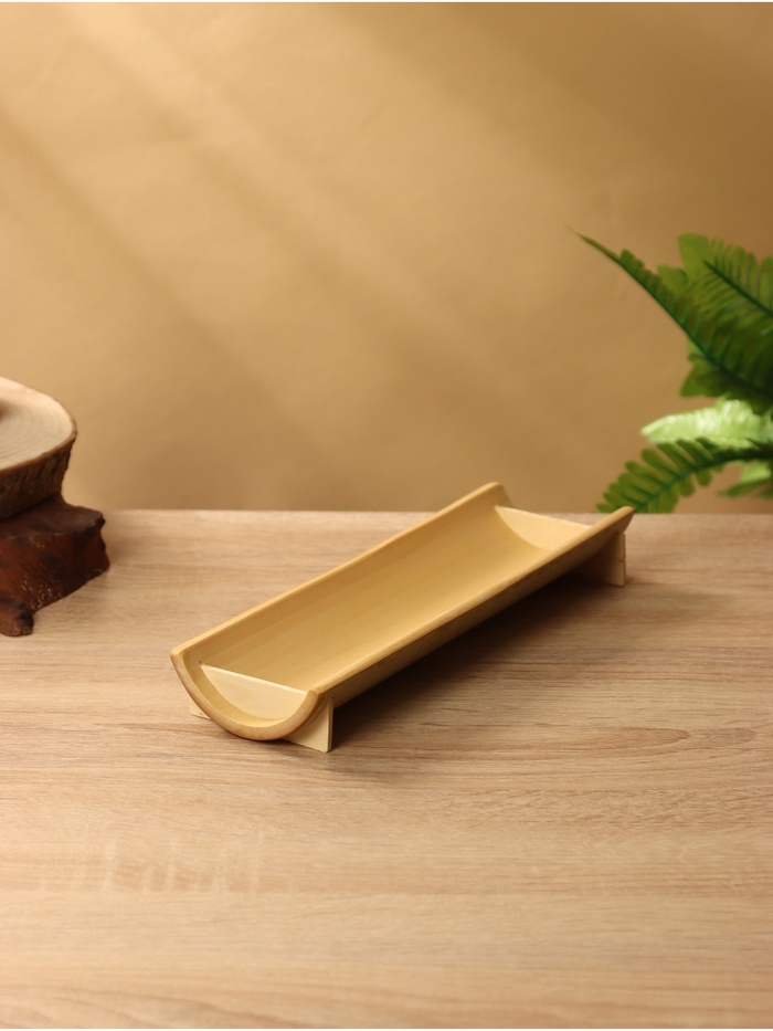 Блюдо, 25 см, бамбук - Фото 1