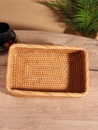 Корзина, 30×20×9 см, ротанг - Фото 4