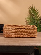 Корзина, 30×20×9 см, ротанг - Фото 5