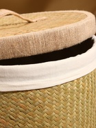 Корзина для белья с крышкой и тканевым подкладом, 30×30×30 см, ротанг - Фото 6