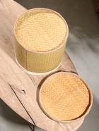 Корзина для белья с крышкой и тканевым подкладом, 30×30×30 см, ротанг - Фото 9